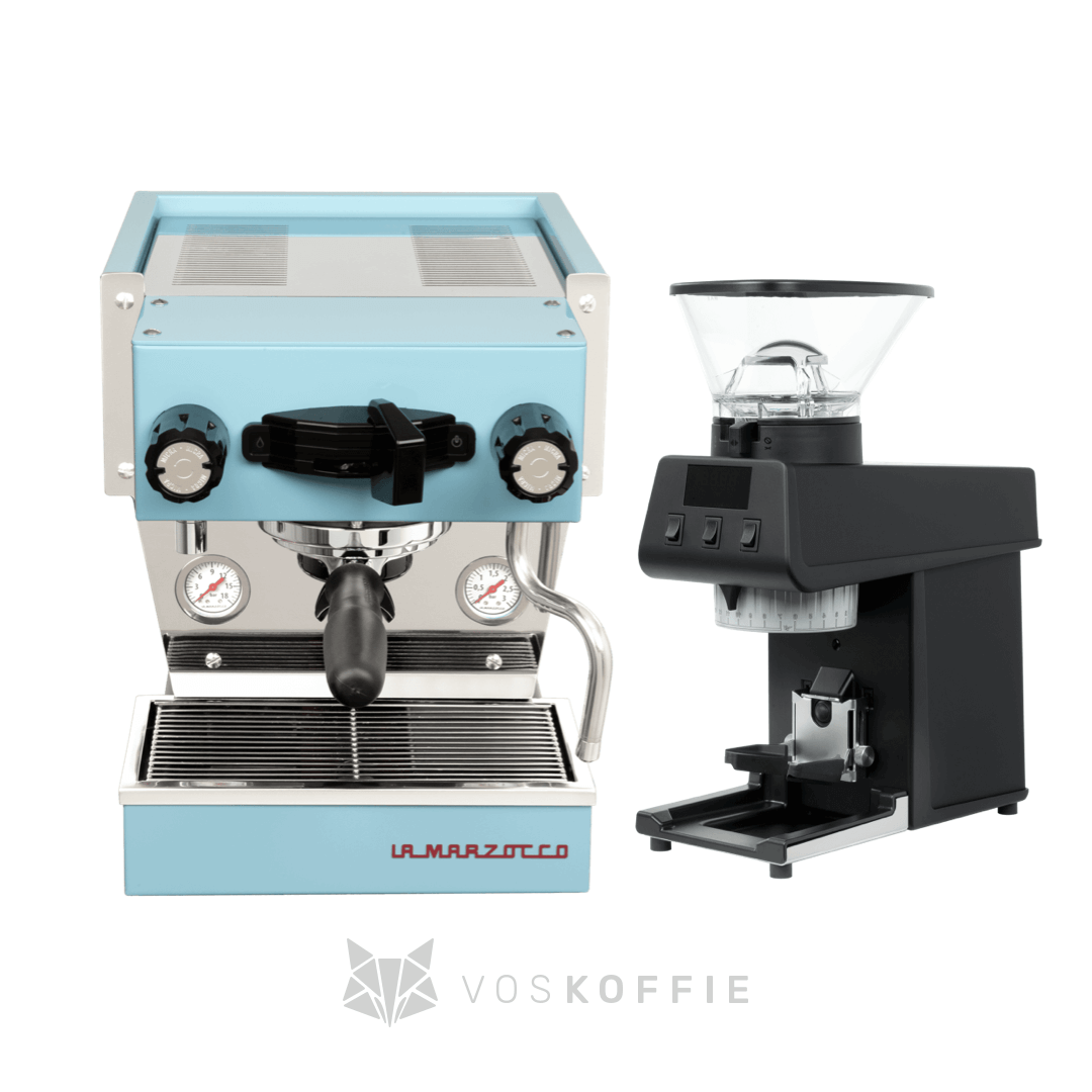 La marzocco Linea micra blauw + La marzocco PICO