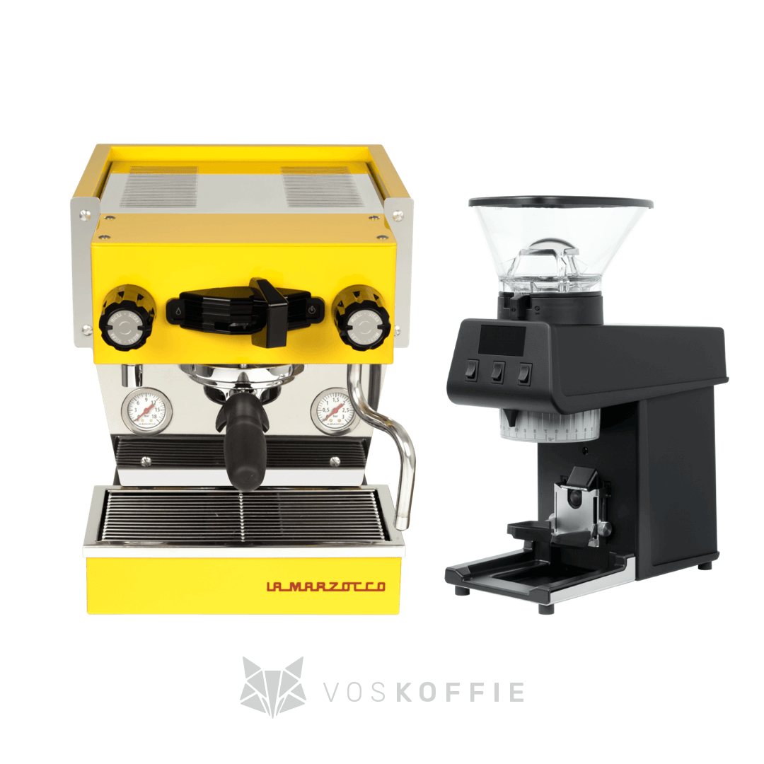 La marzocco Linea micra geel + La marzocco PICO
