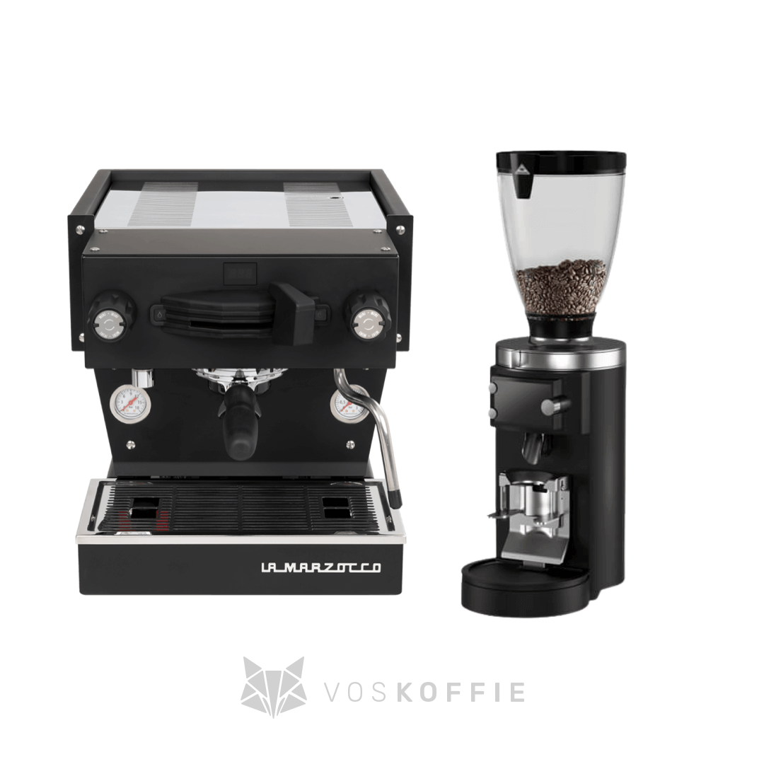 Pakket deal - La Marzocco Linea mini R zwart + Mahlkonig E65S GBW