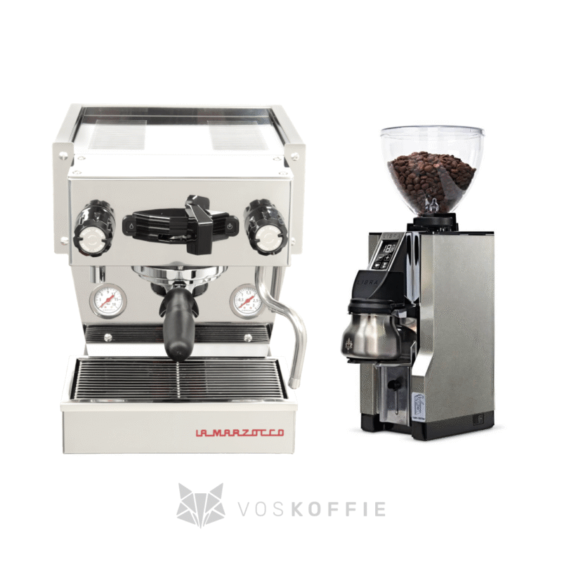Pakket deal - La marzocco Linea micra RVS + Eureka libra RVS