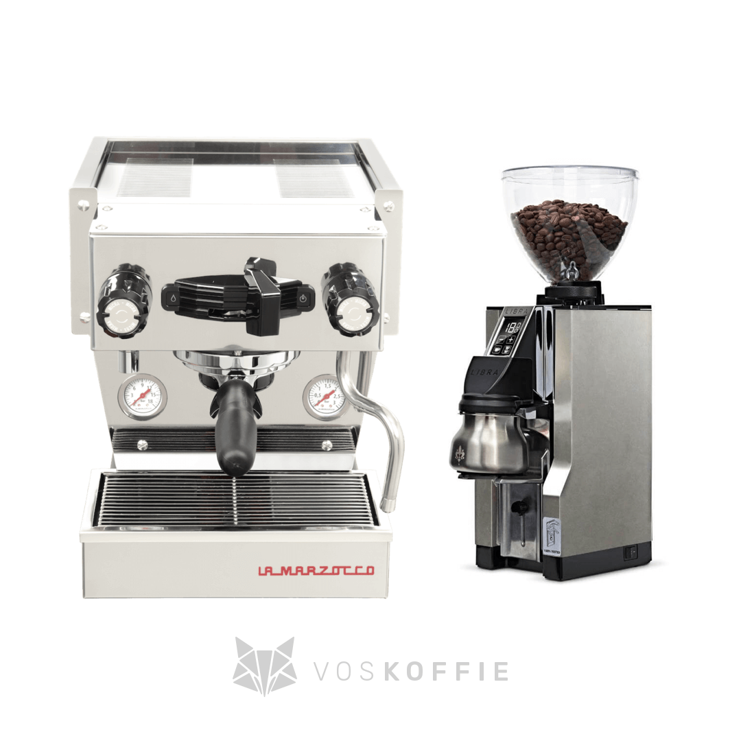 Pakket deal - La marzocco Linea micra RVS + Eureka libra RVS