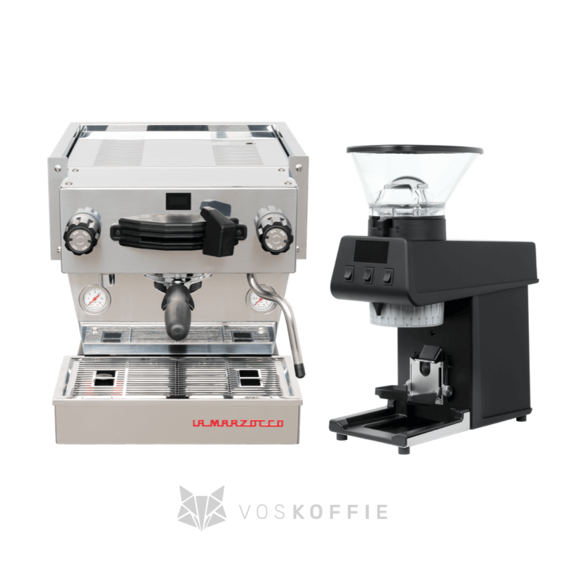 Pakket deal - La Marzocco Linea mini R RVS + Pico zwart