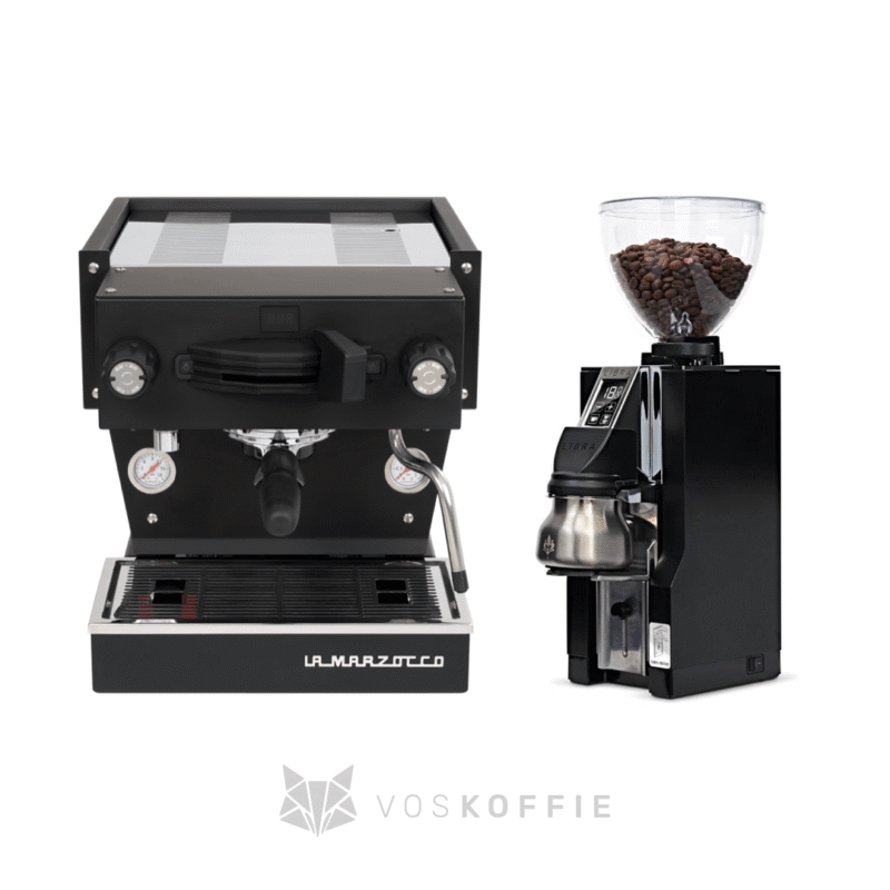 Pakket deal - La Marzocco Linea mini R zwart + Libra Purpose 65mm
