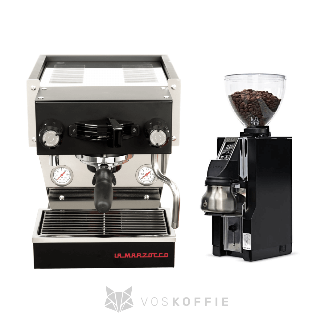Pakket deal - La marzocco Linea micra Zwart + Eureka Libra zwart