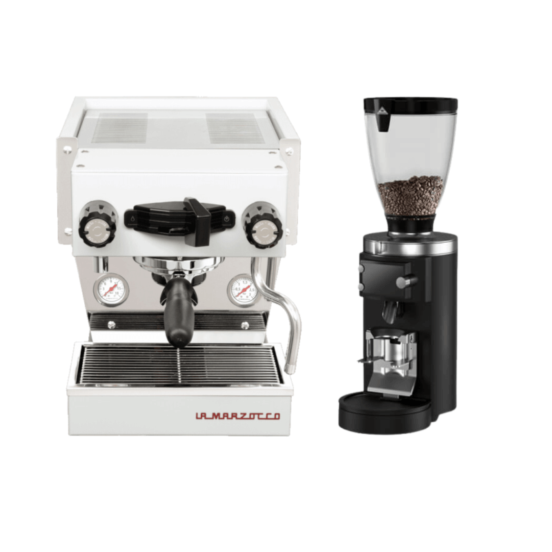 Pakket deal - La marzocco Linea micra wit + Mahlkonig E65s GBW