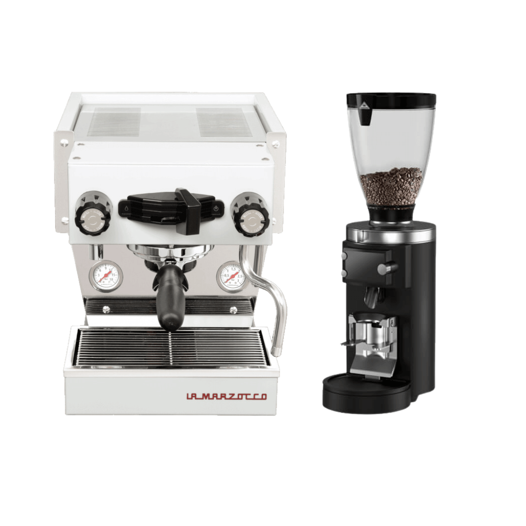 Pakket deal - La marzocco Linea micra wit + Mahlkonig E65s GBW