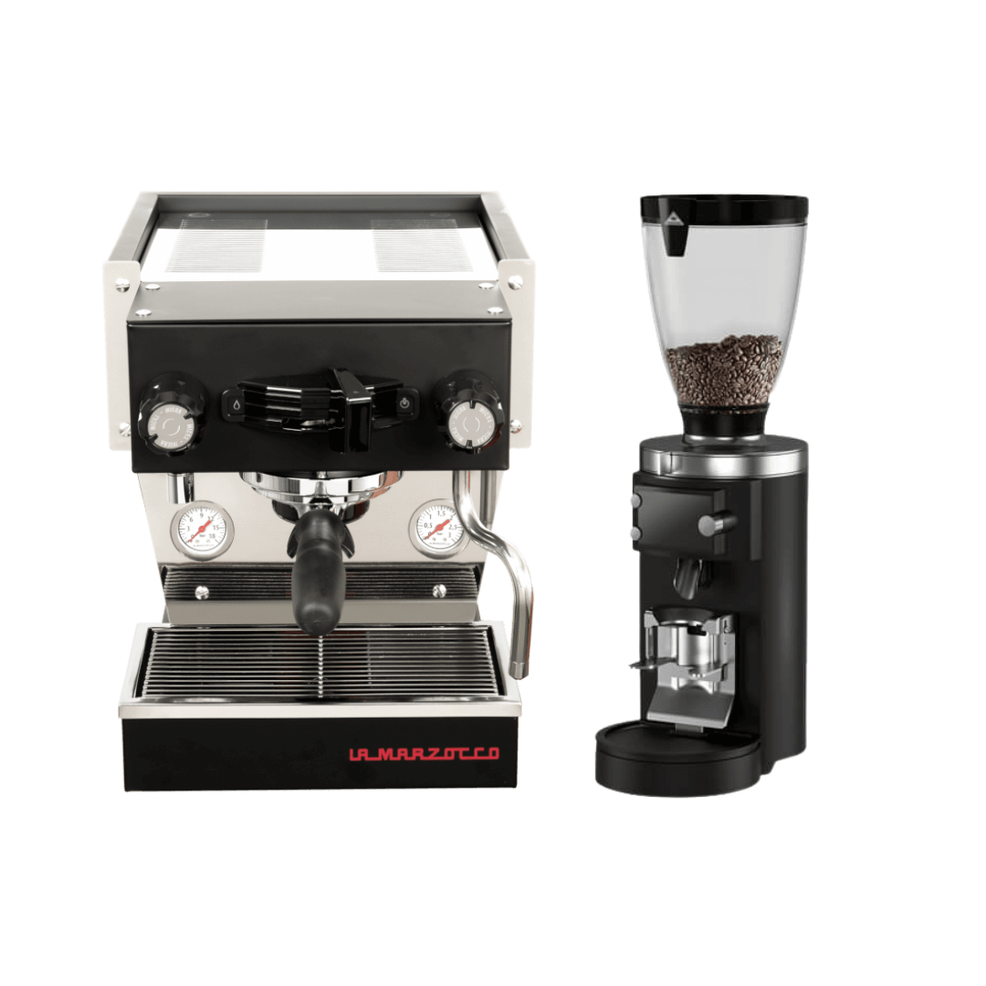 Pakket deal - La marzocco Linea micra Zwart + Mahlkonig E65S GBW