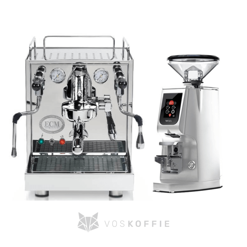 Pakket deal - ECM Mechanika IV Profi + Eureka Atom W65 chrome