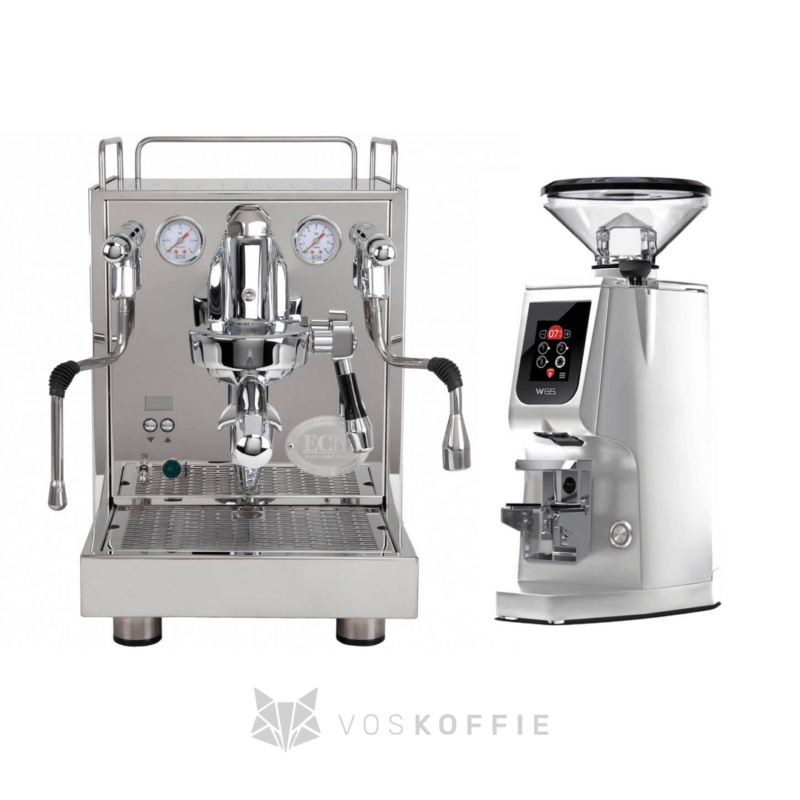 Pakket deal - ECM Mechanika MAX + Eureka Atom W65 chrome