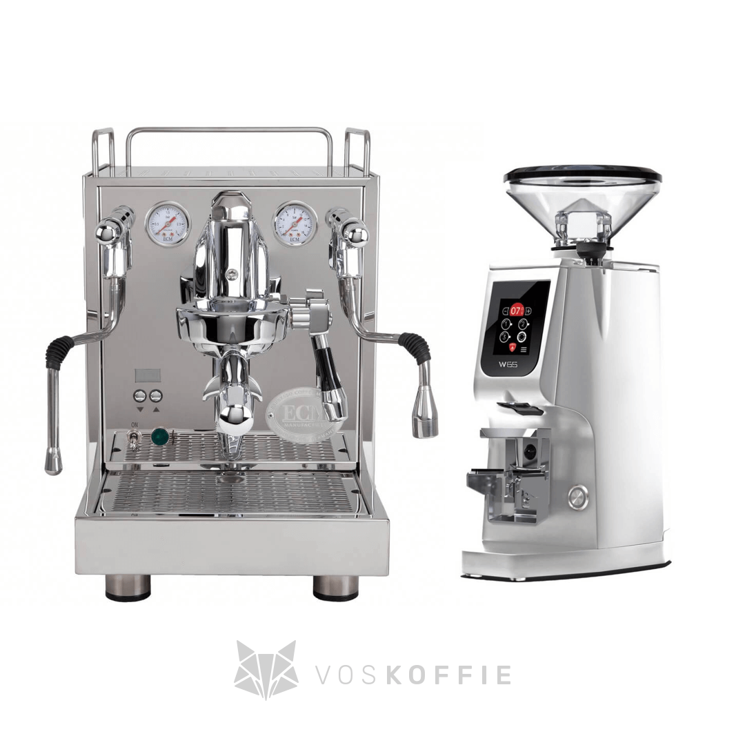 Pakket deal - ECM Mechanika MAX + Eureka Atom W65 chrome