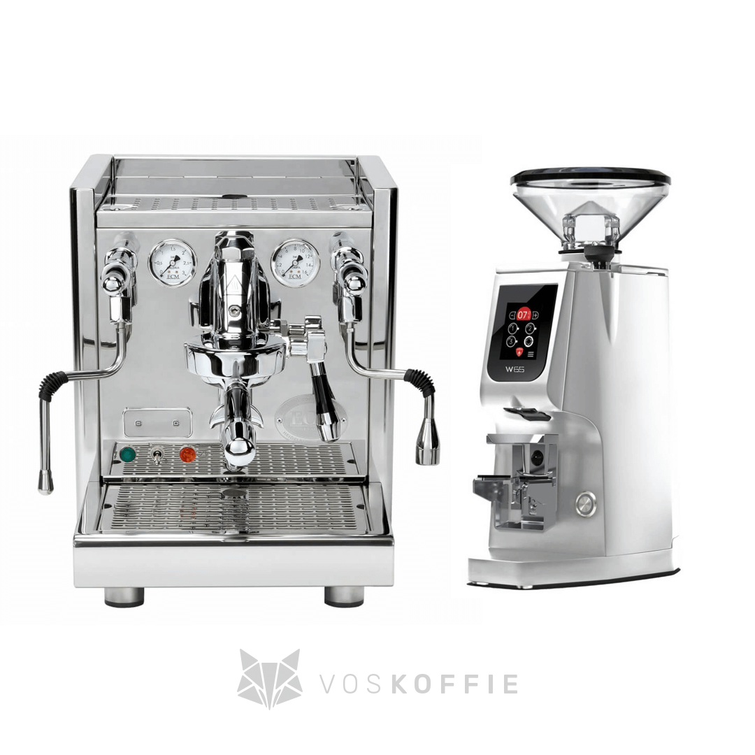 Pakket deal - ECM Technika V Profi + Eureka Atom W65 chrome